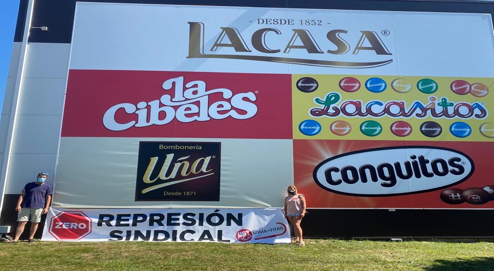 El SOMA-FITAG-UGT muestra su más profundo y frontal rechazo a la persecución laboral y a los despidos llevados a cabo en el Grupo Chocolates LACASA en Asturias